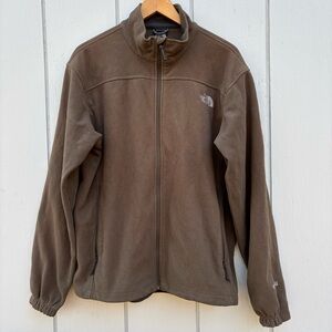 The North Face—Olive Green Fleece—Men’s Large—Made in Indonesia— DY 920431—VG+